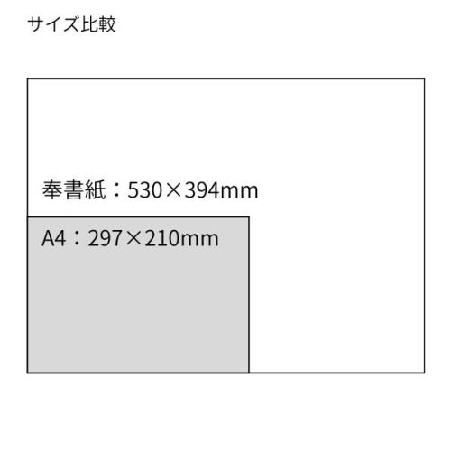 耐水奉書紙 薄口Ｂ 100枚パック - 画像 (5)