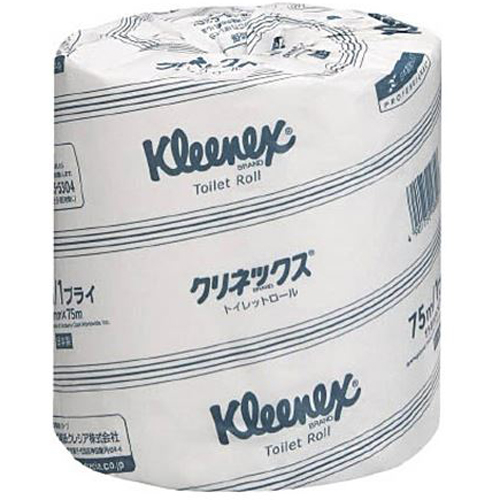 クリネックス トイレットロール75m シングル 80個入り