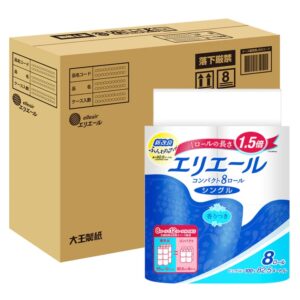 エリエール コンパクト シングル 82.5m 8ロール×8パック