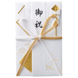 大金封 和しぐさ　高級金封　金白花結