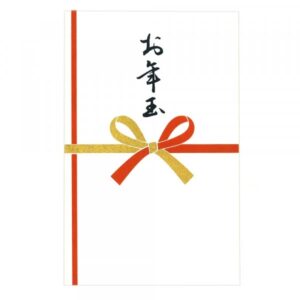 高級お年玉袋 シルク 花結び