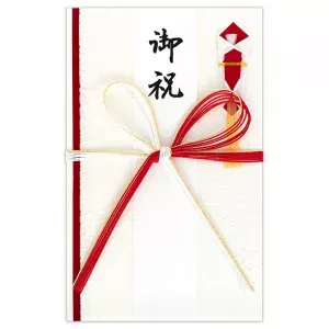 土佐和紙金封　特大金封　紅白